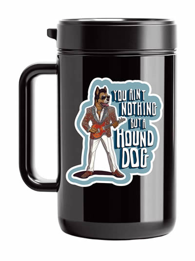 Hound Dog Elvis Mug